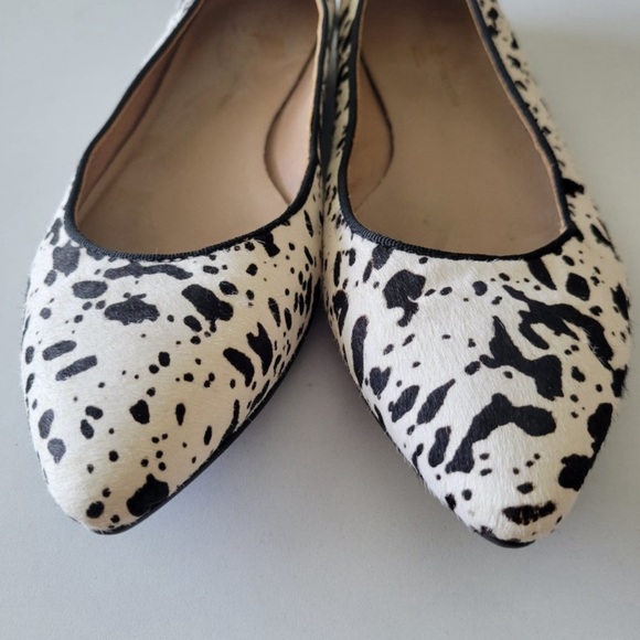 Mercanti Fiorentini Slip on Flats Women's Size 8.5 Animal Print Made in Italy - Picture 8 of 11